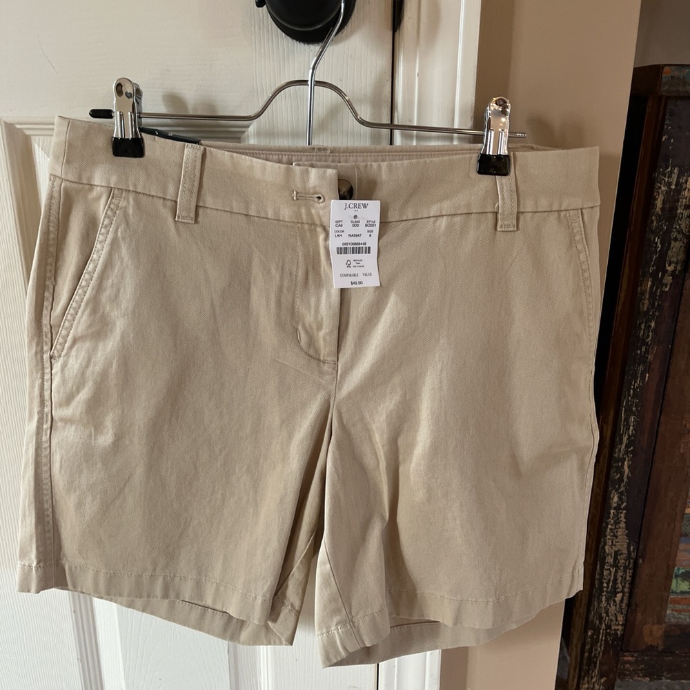 J. Crew Tan Bermuda Shorts Classic Chino Style